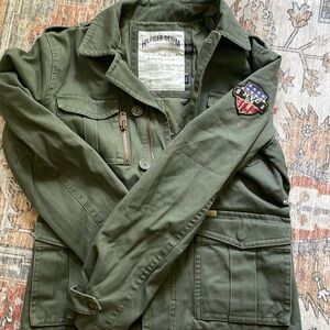 Hilfiger Bomber Jacket, purchased in 2011. Army green with NYC patch on arm